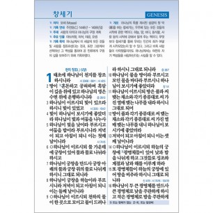 고급판 성경전서 새찬송가 NKR83SB/특대/합본/색인/지퍼/천연가죽/검정(16710)