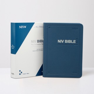 영문 NIV BIBLE 특소 단본 무지퍼 네이비