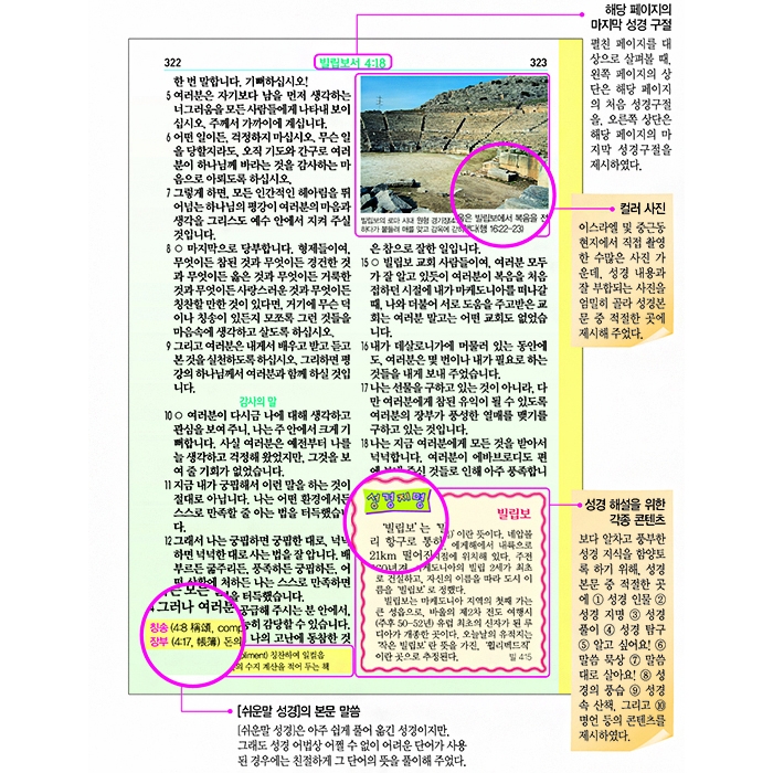 재정가☆ DK 일러스트 컬러 쉬운말 성경 소/ 단본/ 찬송가 없음/ 비닐/(13151)