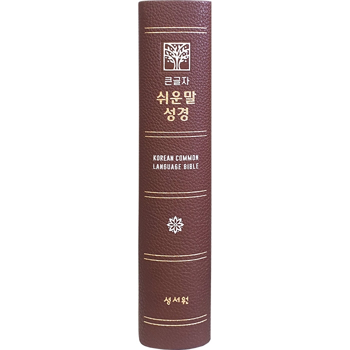 큰글자 쉬운말성경 (대/찬송가없음/색인/무지퍼/쉬운말버전/초코)(13400)
