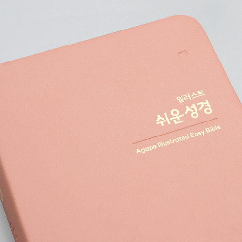 일러스트 쉬운성경 특소 PU단본 피치핑크 / 5405152