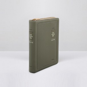 개역개정 큰글자 굿모닝성경 중 단본 지퍼 색인 올리브 / 4403322