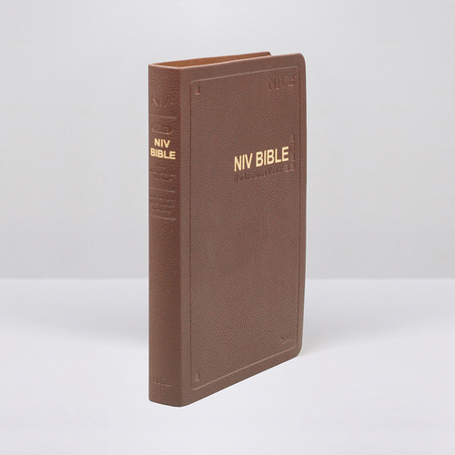 영문 NIV BIBLE 대 단본 무지퍼 다크브라운 / 7912242