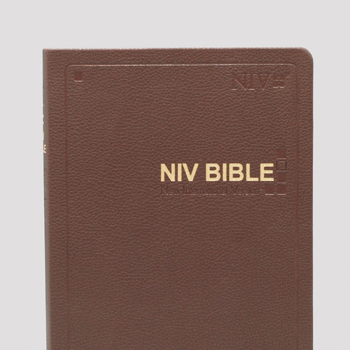 영문 NIV BIBLE 대 단본 무지퍼 다크브라운 / 7912242