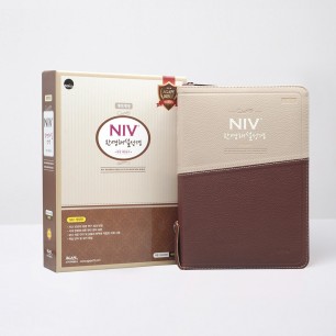 개역개정 NIV한영해설성경 특대 합본 투톤다크브라운 / 7832346