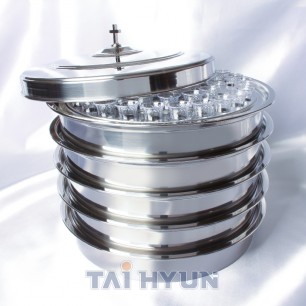 스텐 성찬기 (5단 1세트 THS-50)